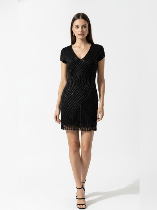 Parker Dresses & Skirts - Parker Fabiana Leather Detail Mini Dress Size S